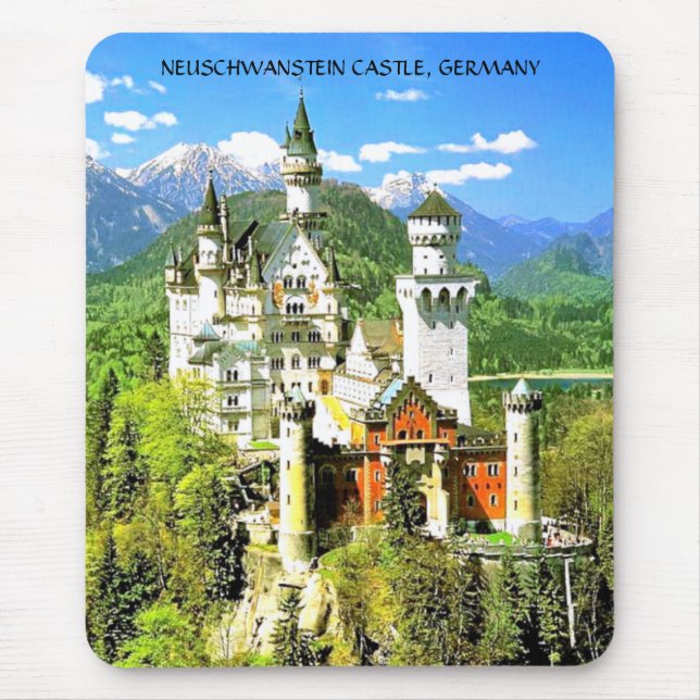 NEUSCHWANSTEIN SLOTT, TYSKLAND MUSMATTA (Framsidan)