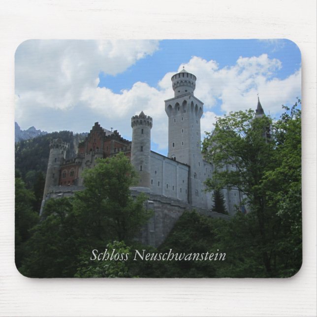 Neuschwanstein slott - Tyskland Musmatta (Framsidan)