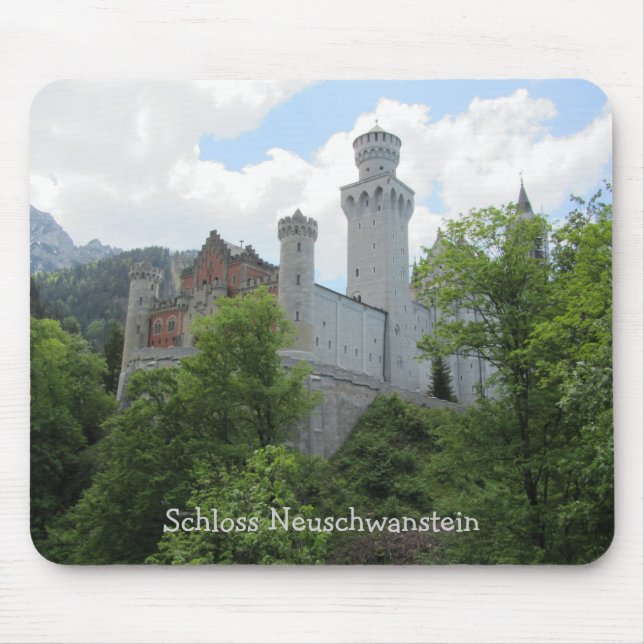 Neuschwanstein slott - Tyskland Musmatta (Framsidan)