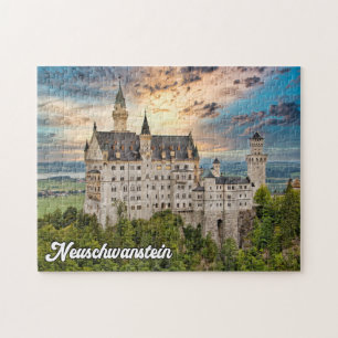 Neuschwanstein slott, Tyskland Pussel
