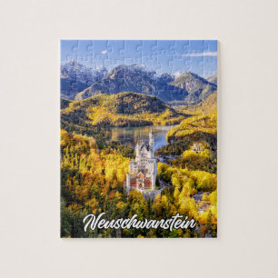 Neuschwanstein slott, Tyskland Pussel