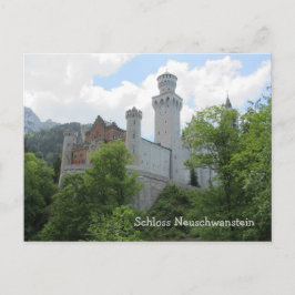 Neuschwanstein slott - Tyskland Vykort