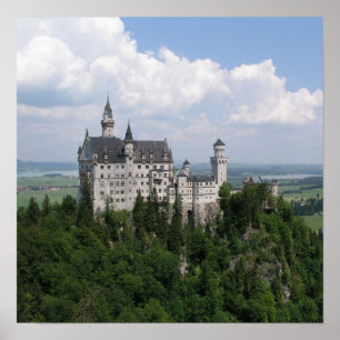 Neuschwanstein slottaffisch poster