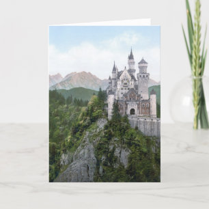 Neuschwanstein slottLithograph Kort