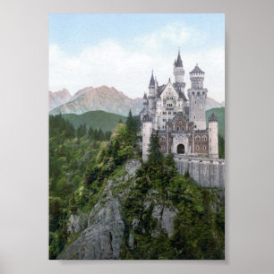 Neuschwanstein slottLithograph Poster