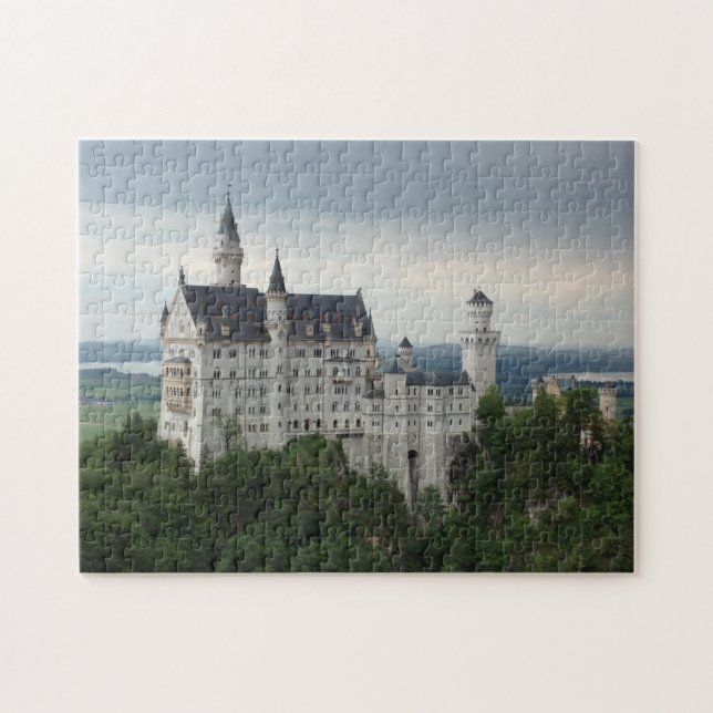 Neuschwanstein slottpussel pussel (Horisontell)