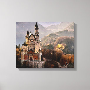 Neuschwanstein slottTyskland Canvastryck