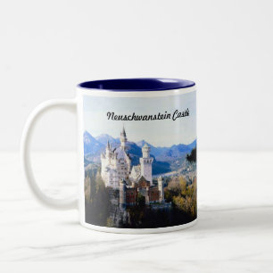 Neuschwanstein slottTyskland Två-Tonad Mugg