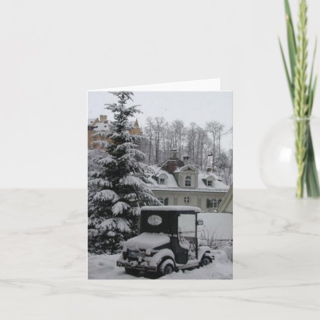 Neuschwanstein vinterplats 2004 helgkort (Framsida)