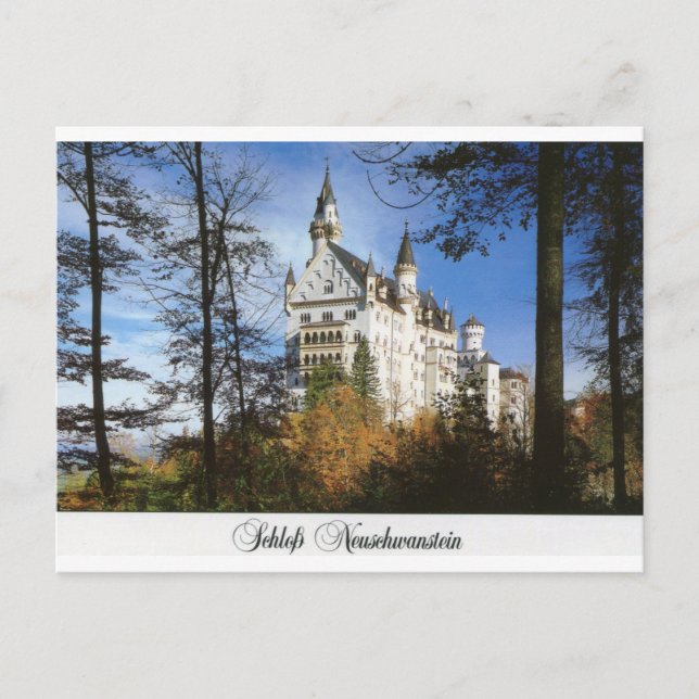 Neuschwanstein Vykort (Framsida)