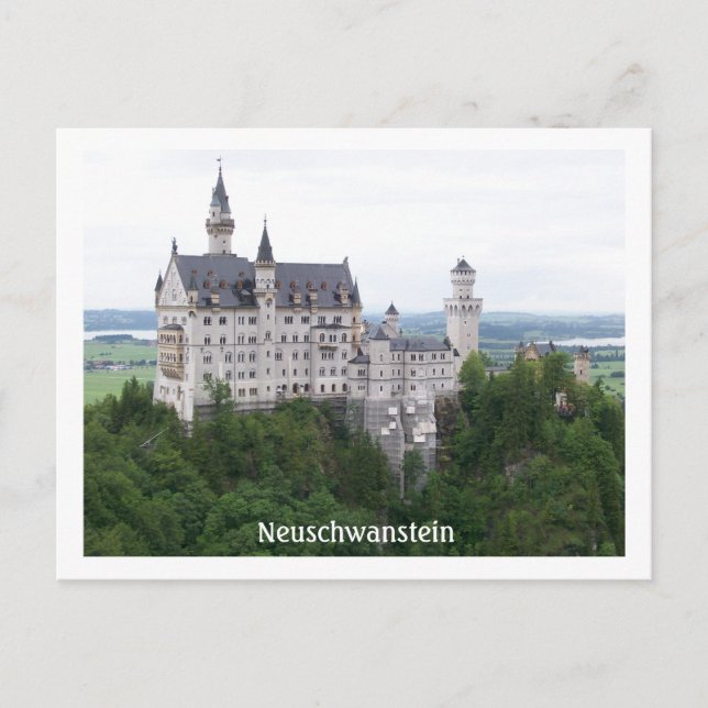 Neuschwanstein Vykort (Framsida)