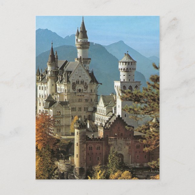 Neuschwanstein Vykort (Framsida)