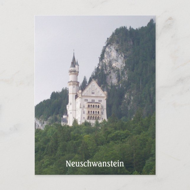Neuschwanstein Vykort (Framsida)