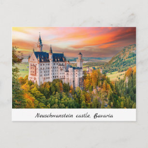 Neuschwansteins slott, Bayern Vykort