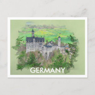 Neuschwansteins slott i Tyskland Vykort