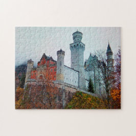 Neuschwansteins slott Tyskland. Pussel
