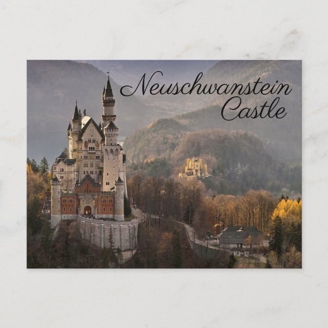 Neuschwansteins slott vykort (Framsida)