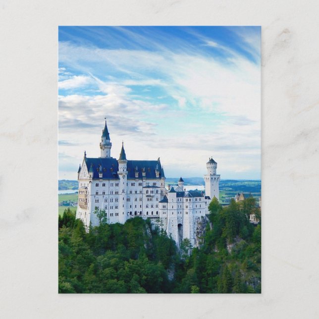 Neuschwansteins slott vykort (Framsida)