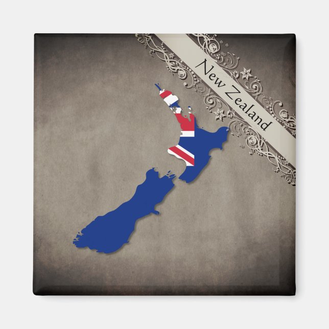 Neuseeland Magnet (Framsidan)