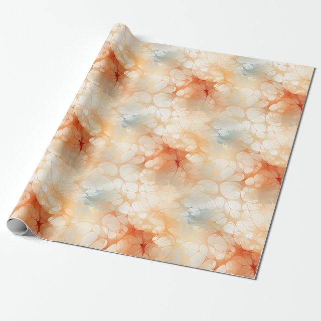 Neutral Abstrakt Presentpapper (Utrullad)