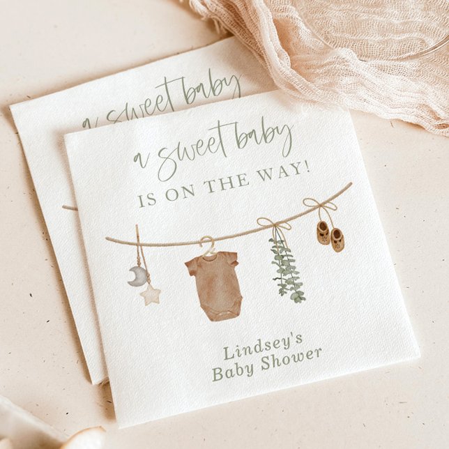 Neutral babyskor, Gender Reveal Pappersservett (Skapare uppladdad)