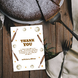 Neutral Batter Up Baseball Sport Baby Shower Tack Kort