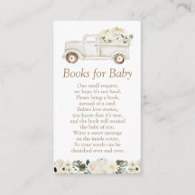 Neutral Beige Pumpa Baby Shower-böcker för Baby