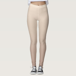 Neutral Beige Taupe Ombre Leggings