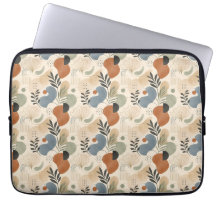 Neutral Boho Abstrakt Laptoppskydd