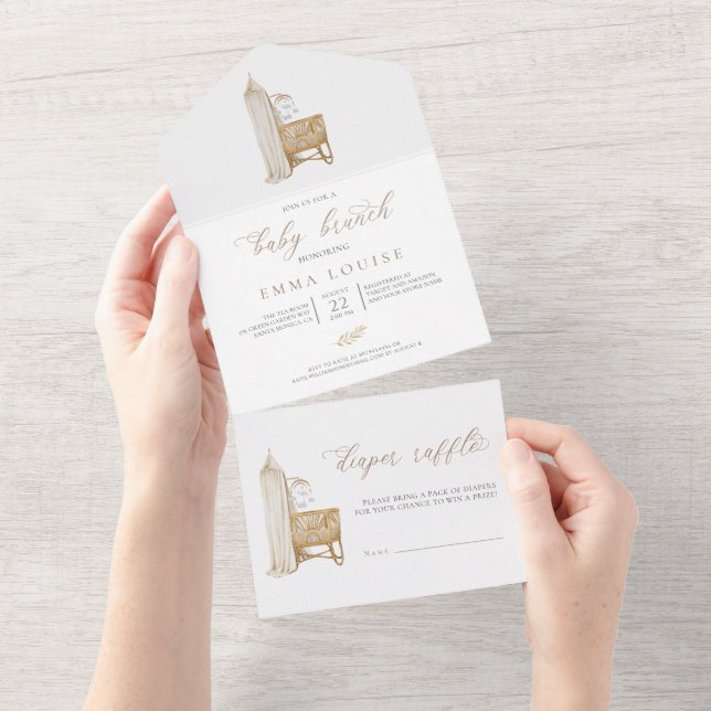 Neutral Boho Baby Brunch (Tearaway)