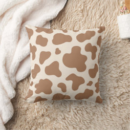 Neutral Boho Ko Print Västerländsk Cowboy Beige Br Kudde