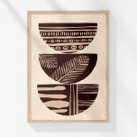 Neutral Boho Tribal Abstrakt Väggkonsttryck med Sk Poster<br><div class="desc">Lägg till djärv kontrast i ditt utrymme med detta neutrala boho-tribala abstrakta väggkonsttryck med skålar. Med lagerformade former och texturerade mönster i djupa jordnära toner ger denna design en modern men jordad känsla till alla interiörer. Perfekt för galleriväggar, vardagsrum eller som statementdekoration.</div>