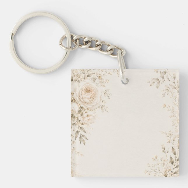 Neutral Bröllop med Förfinade Blommor (Framsidan)