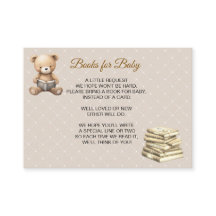 Neutral Brown Teddy Bear - Books for Baby