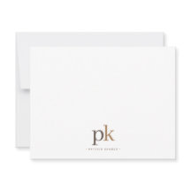Neutral Brun Ren Typografi Monogram