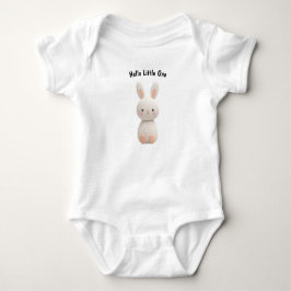 Neutral Bunny Baby Bodysuit – Newborn Gift T Shirt