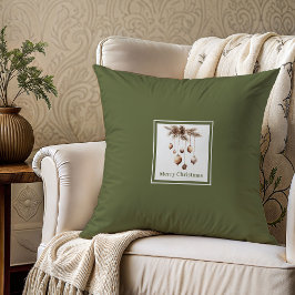 Neutral Christmas Pillow Gift for Mom Dad Kudde
