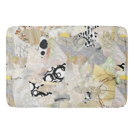 Neutral Elegant Abstract Collage Design Badrumsmatta