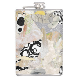 Neutral Elegant Abstract Collage Design Fickplunta