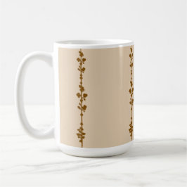 Neutral Farmhouse Botanical Vine Coffee Mug Kaffemugg