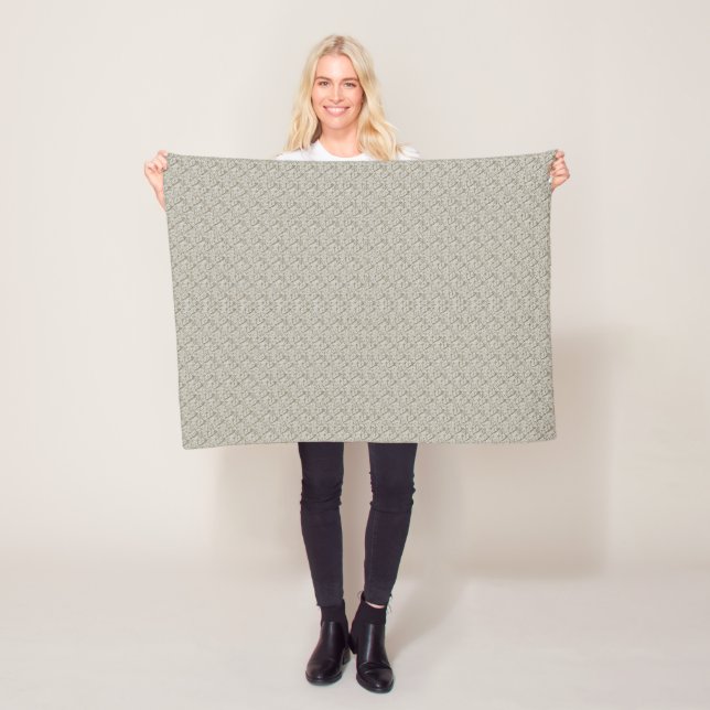 Neutral geometrisk filt | Mysig chic (På plats)