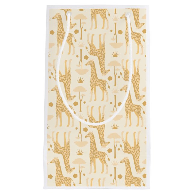 Neutral Gul Giraff Safari Vild En Present (Framsidan)