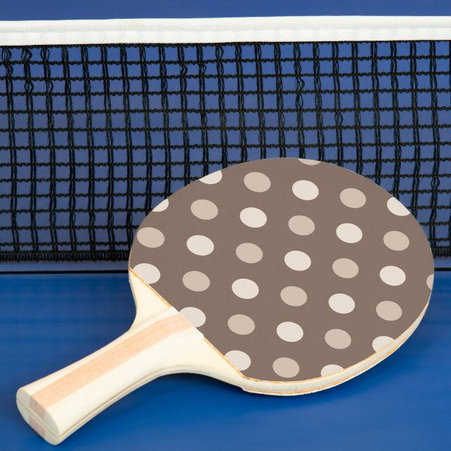Neutral jordbrun prickig design  pingisracket (Insitu)