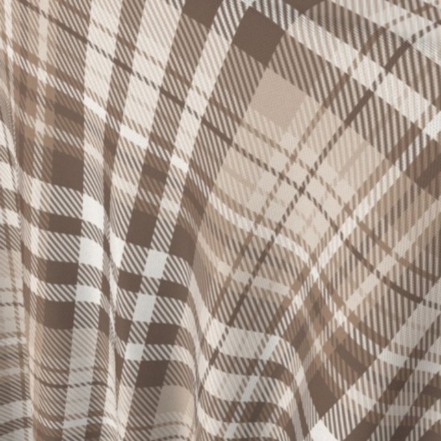 Neutral jordton Rutig Tartan Design  Tyg (Skapare uppladdad)