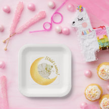 Neutral månadsbarnsbabyshower redigerbar
