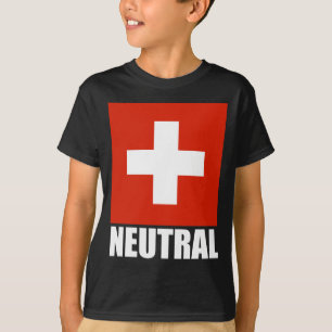 NEUTRAL T-tröja (för schweizareflagga) Tröja