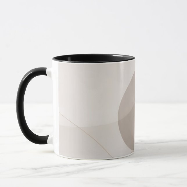 Neutral Taupe Modern Dekoration | Samtida Galleri Mugg (Vänster)