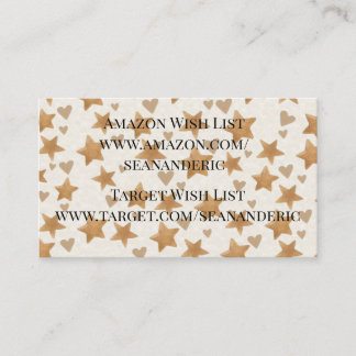 Neutral Teddy Gender Reveal Enclosure Card Tilläggskort