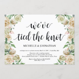 Neutral vår bröllopsfirande inbjudan