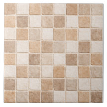 Neutrala mosaikplattor – Sand beige keramiska plat